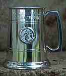 The person with the largest points total at the end of each Fun Run season wins this smart engraved tankard