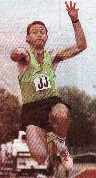 Trevor Taylor long-jumping for White Horse Harriers in the Southern League